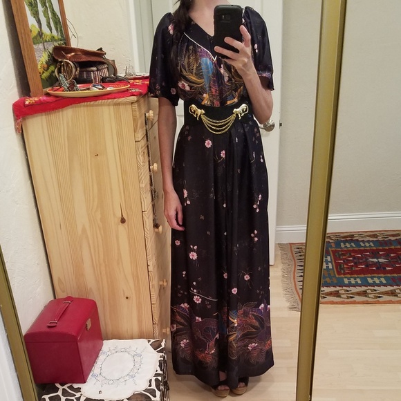 Vintage Dresses & Skirts - Vintage Elaine Sklar Mumu/House Dress S